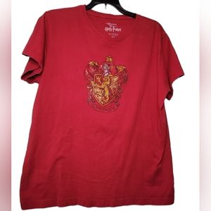 Gryffindor Shirt Womens XL Red Universal Studios Wizarding World Of Harry Potter